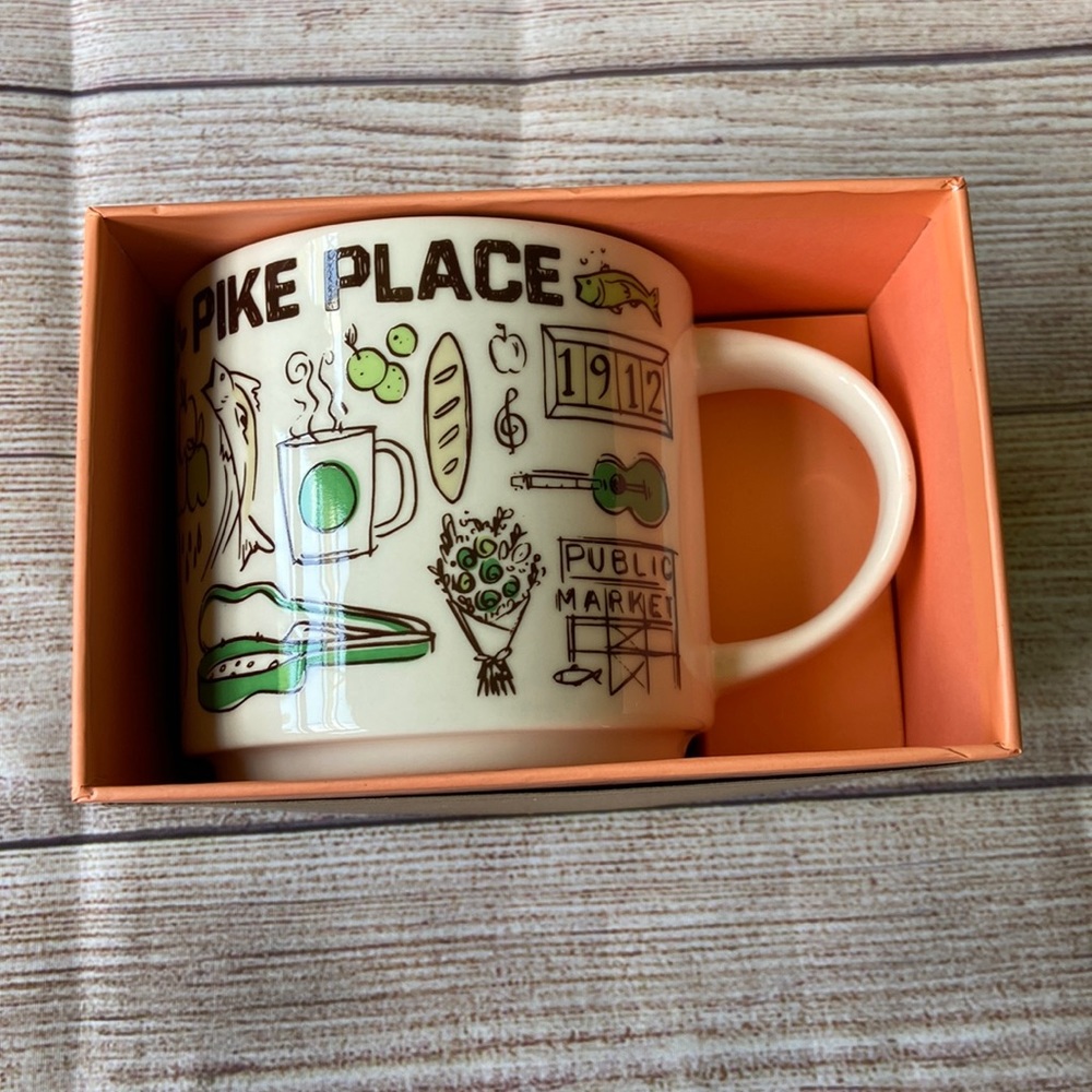 *NIB* Starbucks  Been There series Pike Place Market!